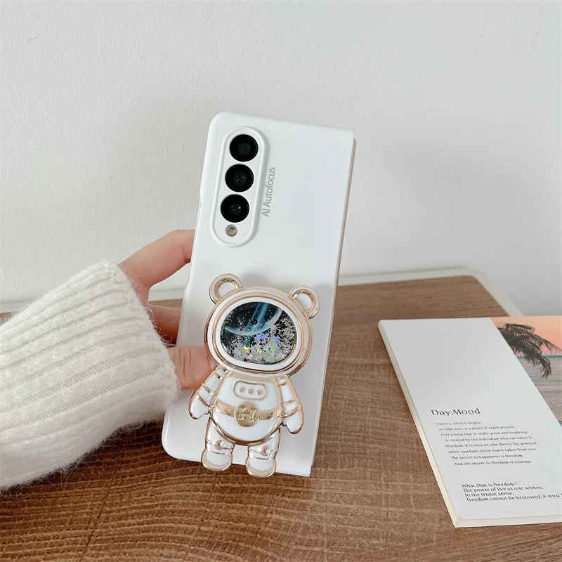 Cute Space Astronaut Bracket Stand Mobile Phone Case