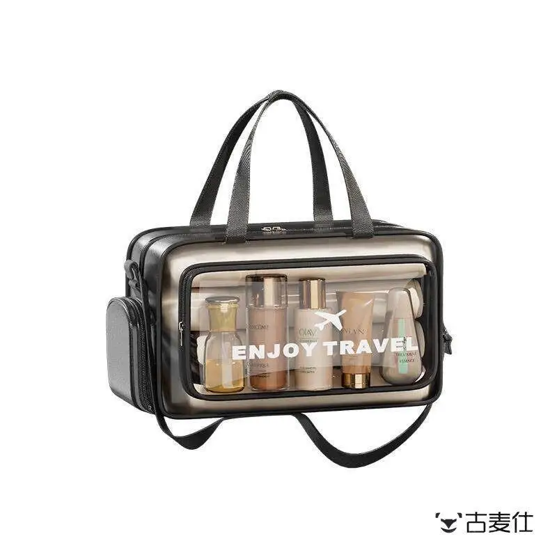 대용량 피트니스 수영 가방 여성용 목욕 키트 방수 휴대용 샤워 가방 건식 및 습식 분리 세면 용품 가방