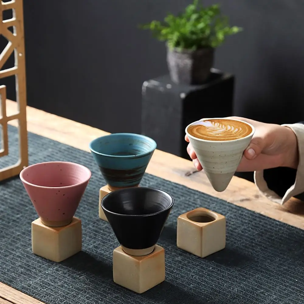 

200ml Wine Ceramic Tea Cup Creative Kiln Transformation Porcelain Kung Fu Teacup Drinkware Japanese Style Coffee Mug