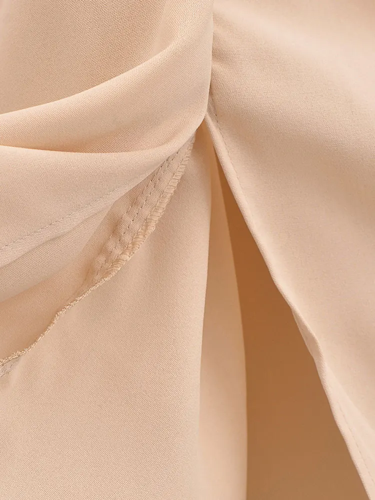 HH Dress Women Elegant Solid Waist Fitted Draped Dress Slim V Neck Half Sleeve Dresses Summer Woman Evening Dress Vestidos