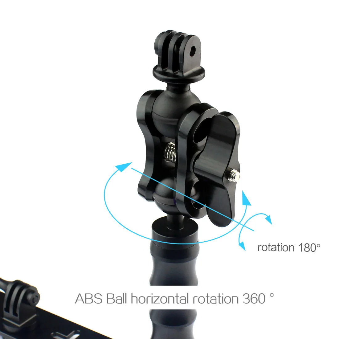 Dual Handheld Tauch halterung Taschenlampe Tablett Stabilisator Halterung für Sony Gopro 13 12 Action Kamera Camcoder Smartphone Halter – Detail 12
