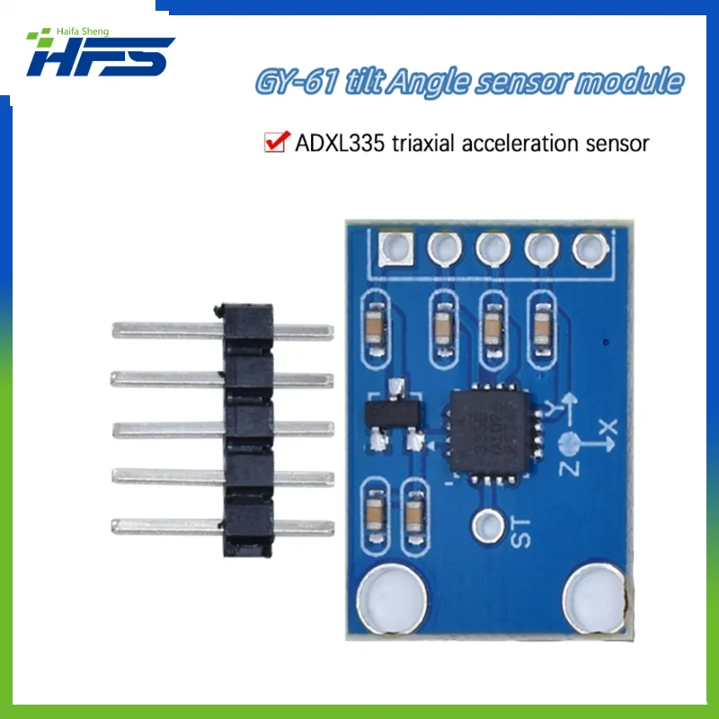 

GY-61 3-5V ADXL335 Module 3-axis Analog Output Accelerometer Angular Transducer Module