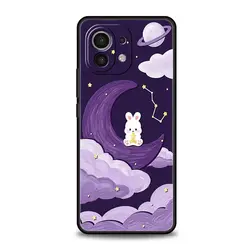 Étui de téléphone en TPU souple avec un mignon lapin coloré