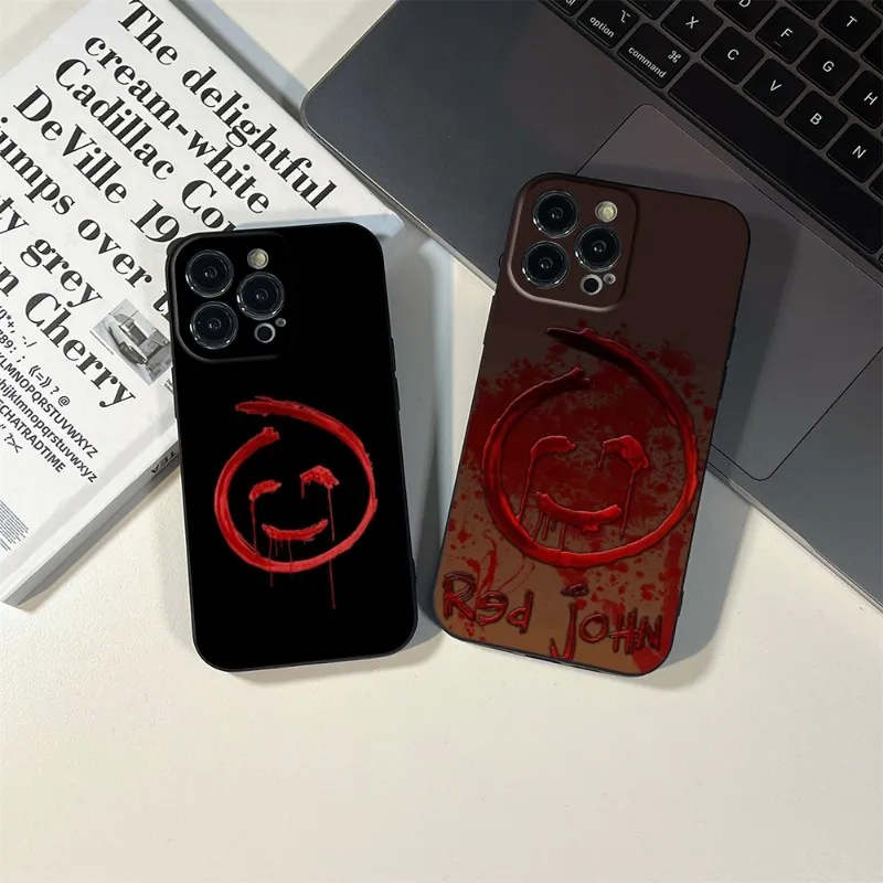 The Mentalist Red John Simon Baker Shell Custodia Per Telefono Per Iphone 15 14 13 11 12 Pro 15 Plus X 13 Pro Max Xr Xs Max Cover Nere
