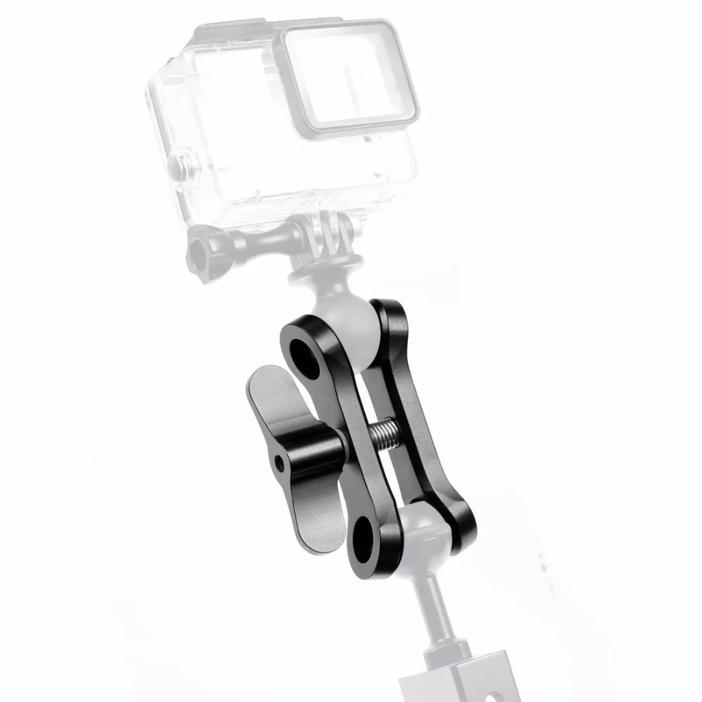 1 "Kugelkopf klemme Schmetterlings clip magischer Arm zum Verbinden von Strobe Video Light Diving Tray Adapter halterung für Gopro 13 insta360 x4 – Detail 6