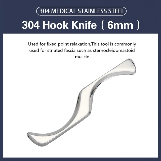 304Stainless Steel Gua Sha IASTM Tool Soft Tissue Mobilization fascia