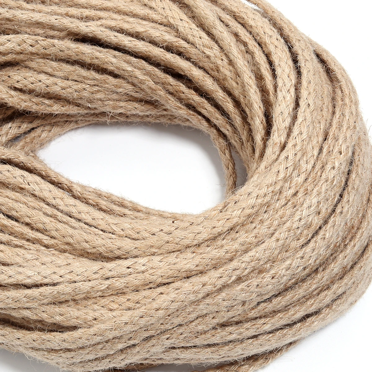 10yards/pack Wide 6-8mm Natural Jute Rope Cord String Twine Burlap Ribbon Crafts Sewing DIY Jute Hemp Party Decoration Wholesale