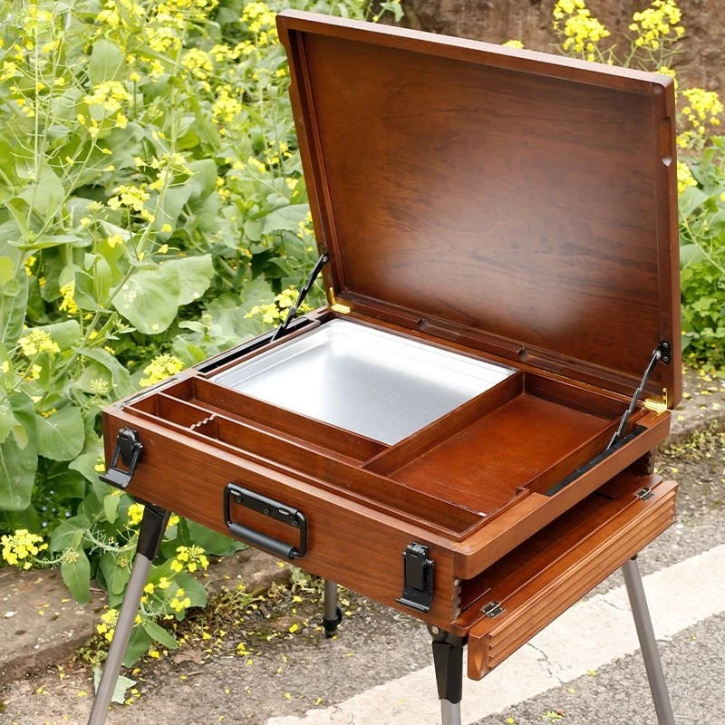 

Painting materials sketching easel artist-grade integrated picture box imported material bracket box can store oil paintings