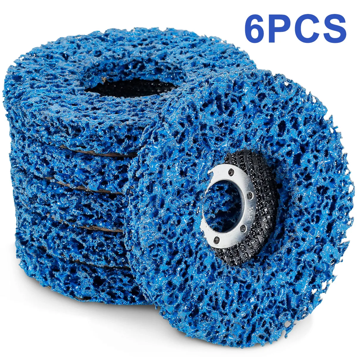 

6Pcs Paint Removal Disc Quick Stripping Discs Multipurpose Rust Remover Wheel Wear-Resistant Paint Stripper Wheel Replacement