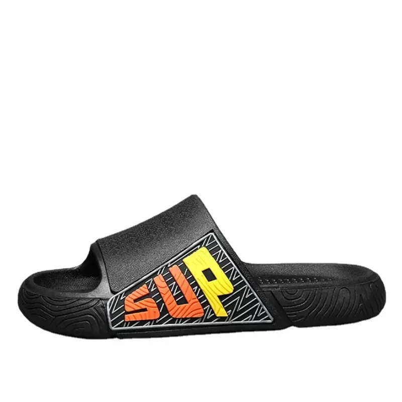 

New Fashion Sandals Men Thick Platform Slippers Soft Sole EVA Non-Slip Home Floor Slides Man Summer Flip Flops Beach Shoes 2023