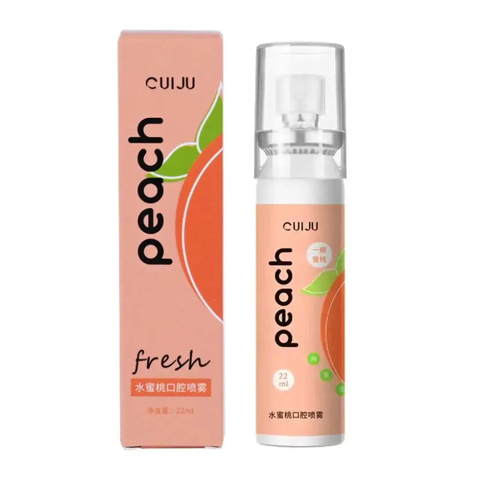 Fruit Flavor Fresh Breath Spray Cool Mouth Freshener Lasting Bad Remove Sweet Breath Care Oral Travel Portable mouth freshener spray