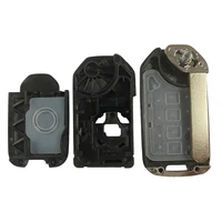 ที่ดีที่สุด KEY อุปกรณ์เสริมรถยนต์ Flip Remote Key Shell สำหรับ Honda FIT XRV VEZEL CITY JAZZ CIVIC HRV กุญแจแบบพับ Fob 2/3ปุ่ม 4