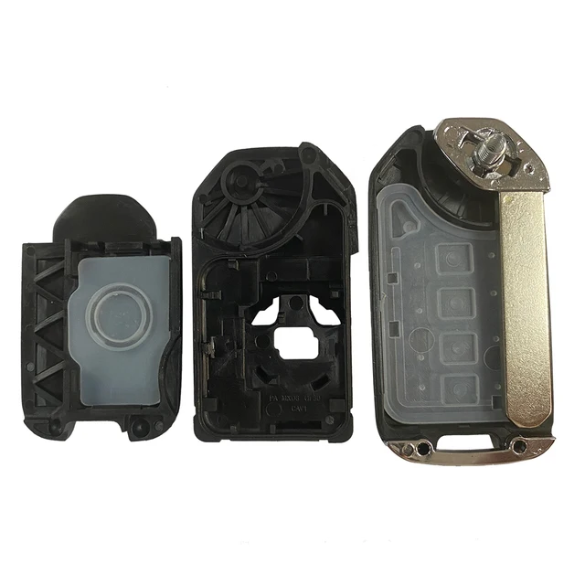 ที่ดีที่สุด KEY อุปกรณ์เสริมรถยนต์ Flip Remote Key Shell สำหรับ Honda FIT XRV VEZEL CITY JAZZ CIVIC HRV กุญแจแบบพับ Fob 2/3ปุ่ม 4
