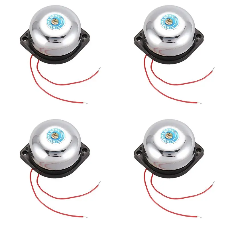 JABS-4Pcs 55Mm 직경 화재 경보 전기 공놀리벨 AC 220V
