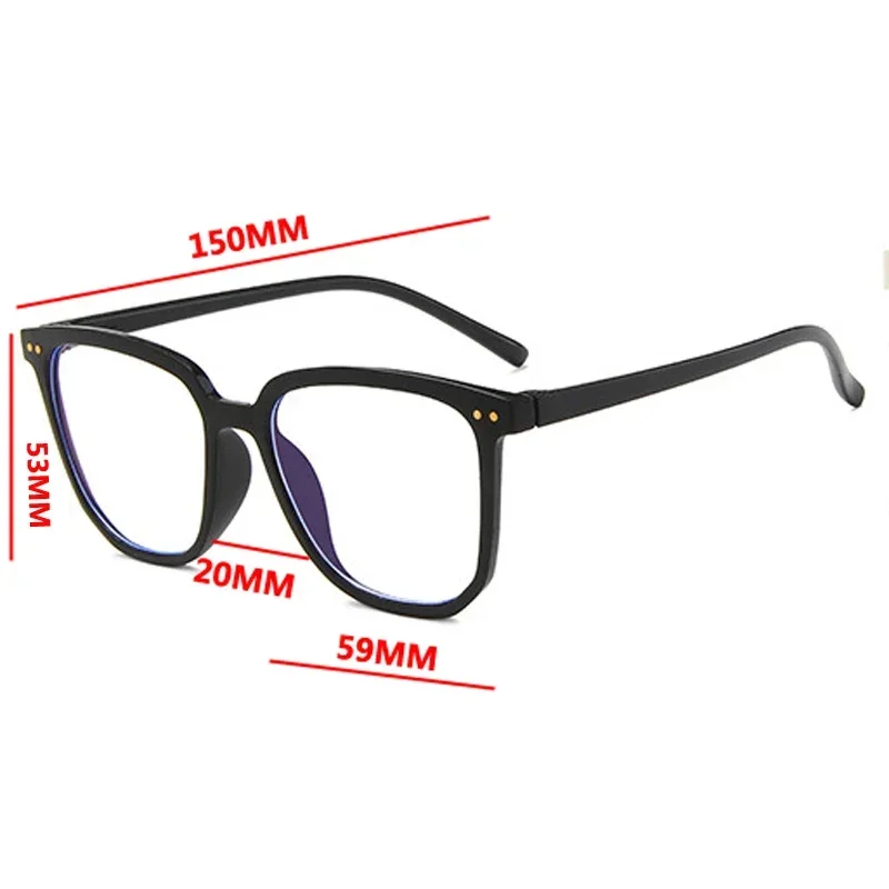 Women Anti Blue Light Myopia Glasses Men Computer Eyeglasses Vintage Optical Goggles Spectacles Diopter 0-1.0 1.5 2.0-2.5-4.0