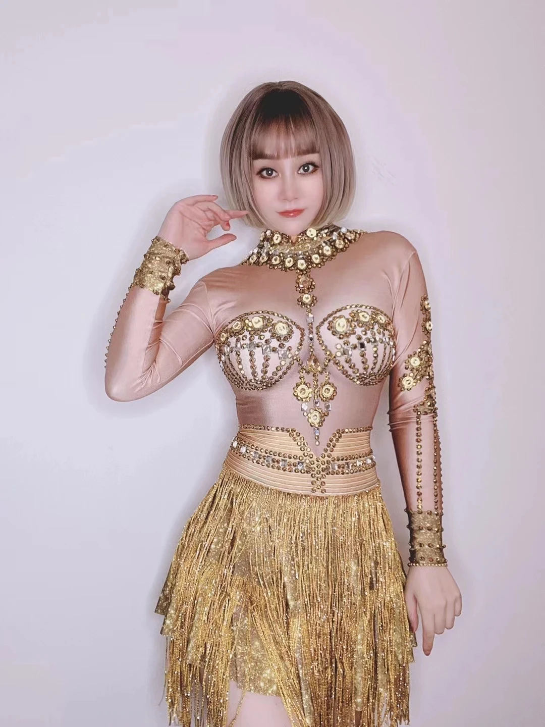 jazz-dance-costume-golden-tassel-rhinestone-bodysuit-dj-stage-sexy-singer-outfits-gold-party-show-wear