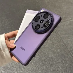 OPPO Find X9 Ultra Case: Transparent TPU Soft Silicone Cover with Camera Protection and Shockproof Design for OPPO Find X9 Ultra (PURPLE)
