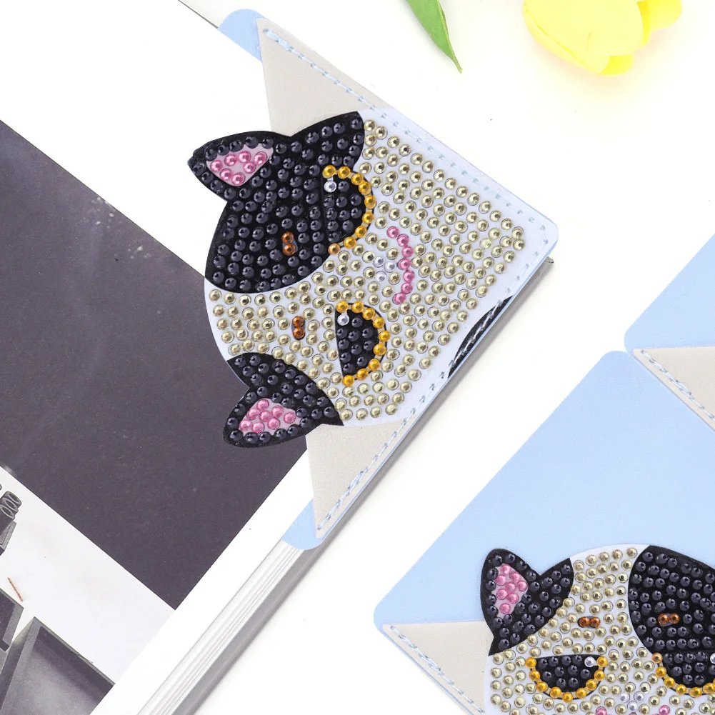 Diamond Art Bookmarks DIY Diamond Painting Bookmarks Handmade 5D Rhinestone  Book Mark Art Craft Dog for Home Office School - AliExpress