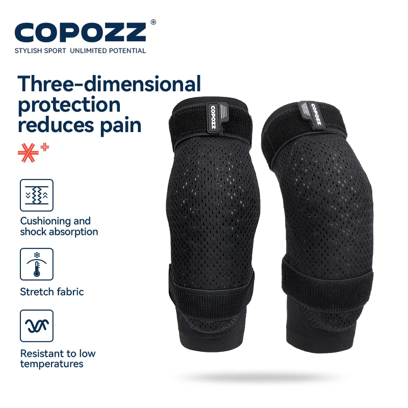 COPOZZ RZLABS Low Temperature Resistant Ski Elbow Pads Motorcycle Skating Impact Protection Breathable Snowboard Elbow Protector