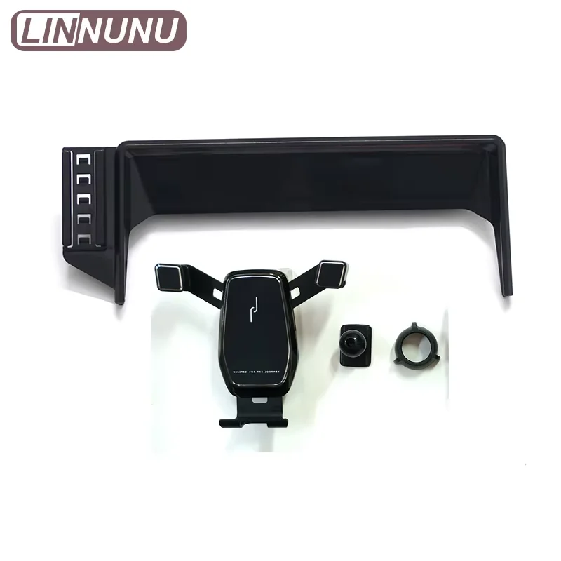 LINNUNU ZEEKR 7X 2025 2026 차량용 휴대폰 홀더 중력 센서 브래킷 스크린 고정 베이스 마운트 중력 자동차 인테리어 액세서리