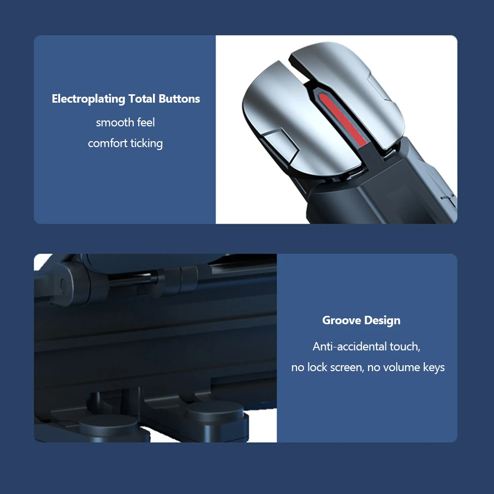 1-10Pair G21 Phone Game Trigger Gamepad Joystick 6-Finger Aim Shooting L1 R1 Key Button Game Fingertips For PUBG Game Controller