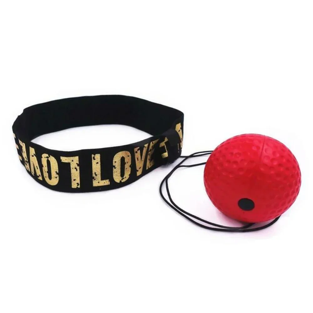 Muay Thai Boxing Speed Ball with Head Band for Sanda Boxing Fighting Training
