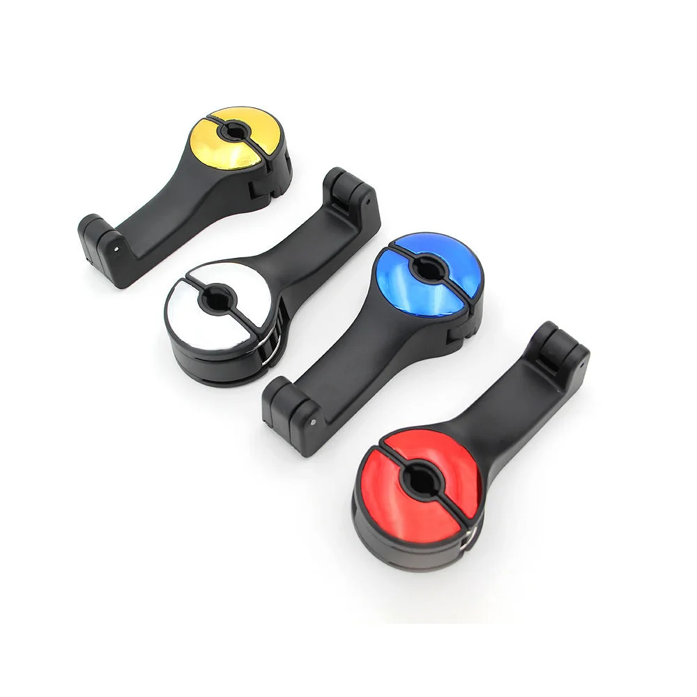 Universal 2 In 1 Car Headrest Hooks Phone Holder Seat Back Organizer Bag Hangers Handbag Storage Hooks Car Interior Accessories