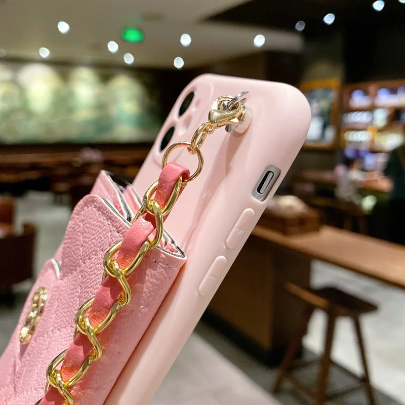 Cute Lanyard Silicone Cover For Samsung X-COVER 5 7 M13 M12 M53 Lovely Cartoon Wallet Case For Galaxy M52 M32 M62 M31 M33 M51_voghion.com
