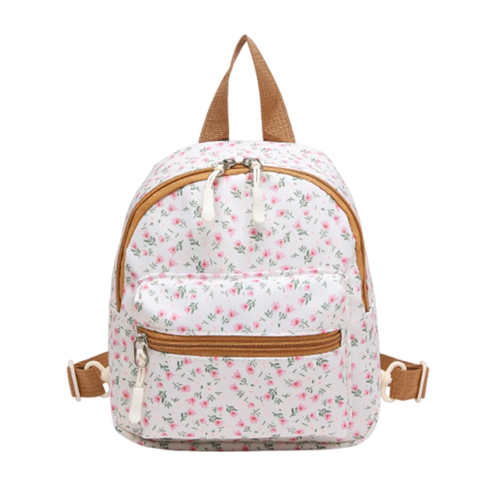 Floral Small Backpack Purse Travel Backpack Small Daypacks for Teens Girls Women Students 2