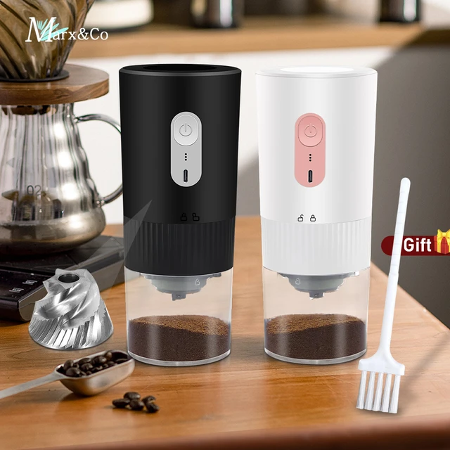 Electric Coffee Bean Grinder Household Small Coffee Bean Machine USB  Charging Manual Portable Automatic Coffee Machine Grinder - AliExpress