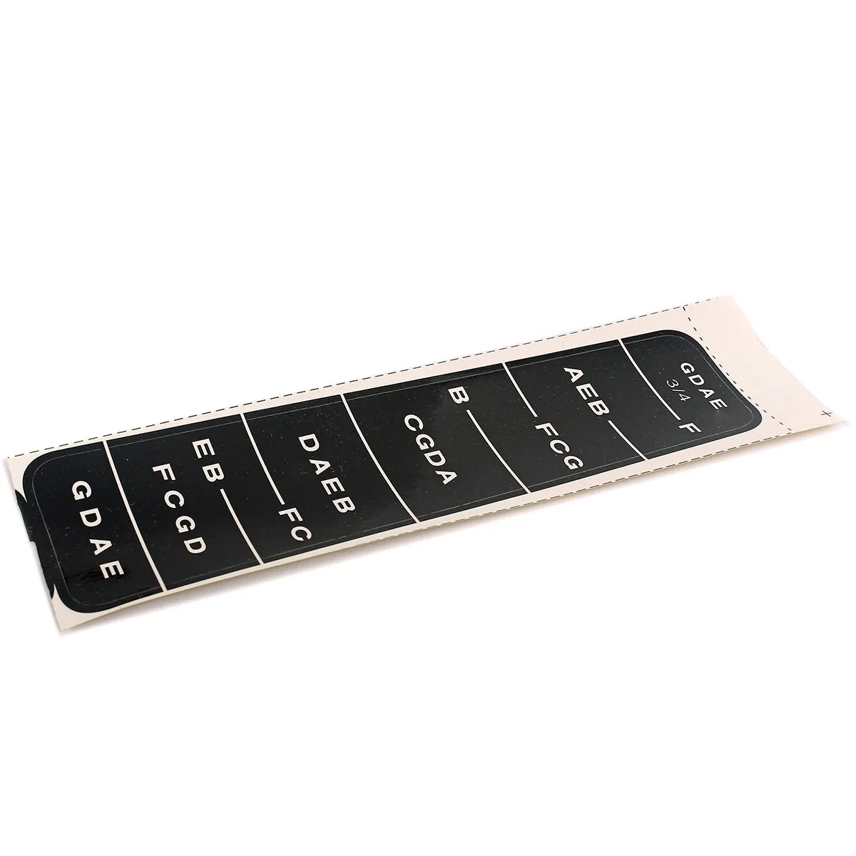 10Pcs 바이올린 스케일 스티커 학생용 자체 접착식 지판 데칼 마모 방지 바이올린 학습용 지판 표시기
