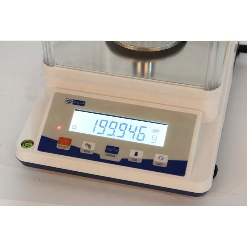 Precision Electronic Analytical Balance LCD with Backlight Liquid Crystal Display Max capacity 210g Resolution 0.001g JA203P