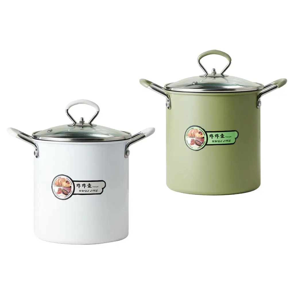 Japanese Style Deep Frying Pot with Handle & Lid 3.5L Nonstick Coating with Strainer Noodle Pot Oil Fryer for Fish Shrimp Fries Japanese Style Deep Frying Pot with Handle & Lid 3.5L Nonstick Coating with Strainer Noodle Pot Oil Fryer for Fish Shrimp Fries