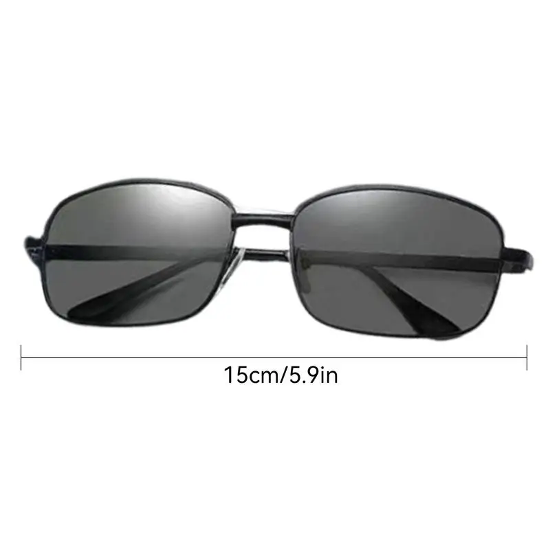Polarized Sunglasses Men Photochromic Lenses UV Protection Anti-Slip