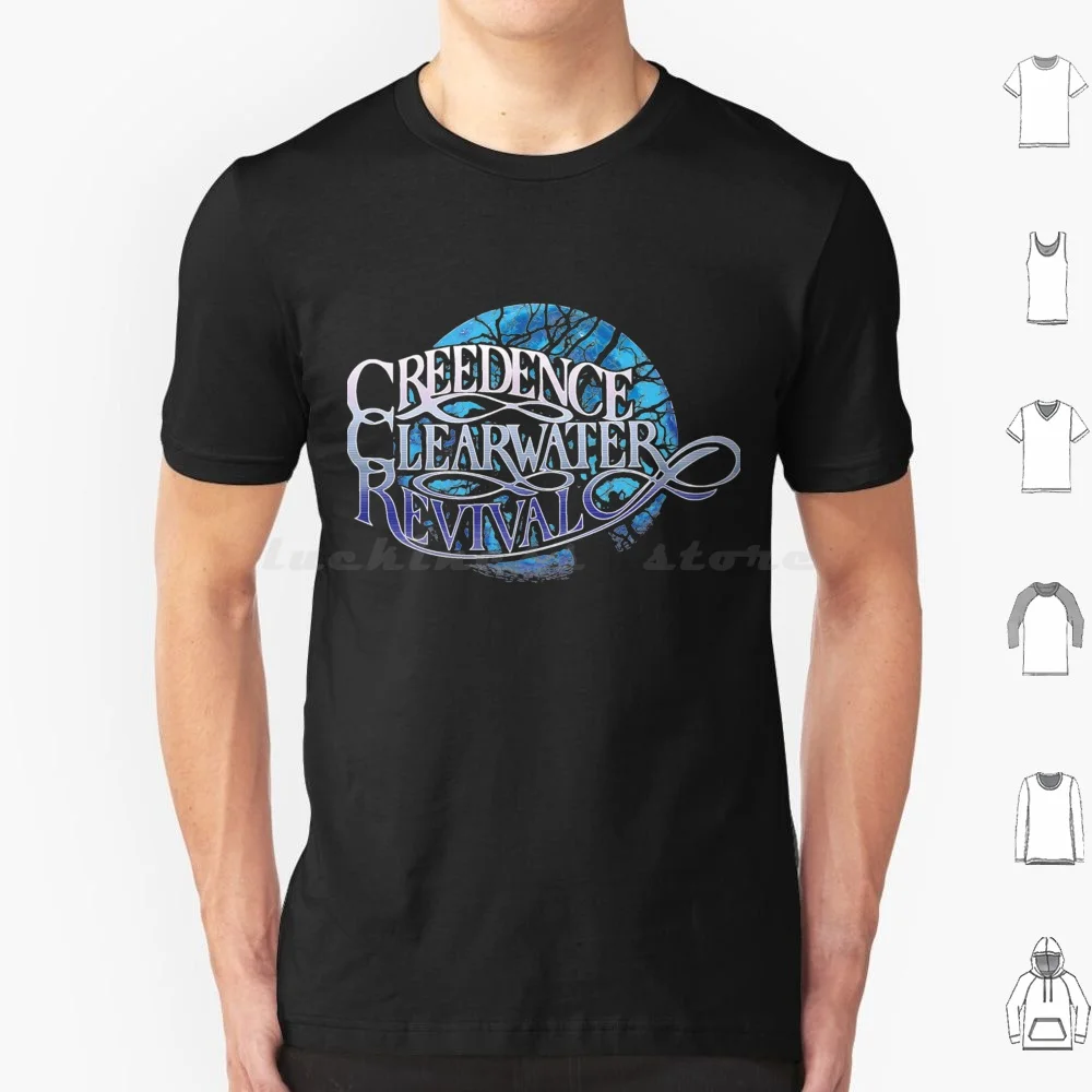 Creedence 596 Revival Aderente Scoop T Shirt 6Xl Cotton Cool Tee Creedence 596 Revival Creedence Ccr Music Revival
