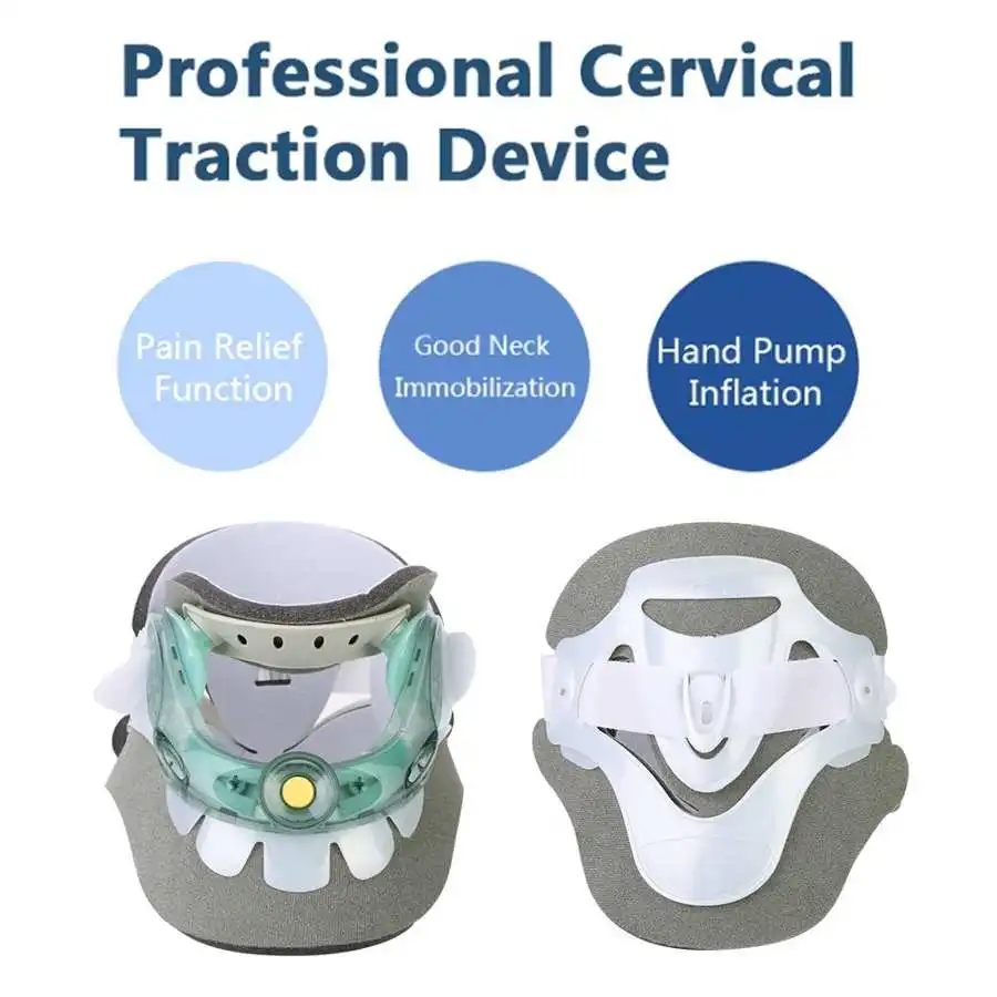 Neck Brace Orthopedic Cervical Collar Adjustable Support ​Immobilizing Wraps Align Stabilizes Vertebrae Relieves Pain Pressure 2