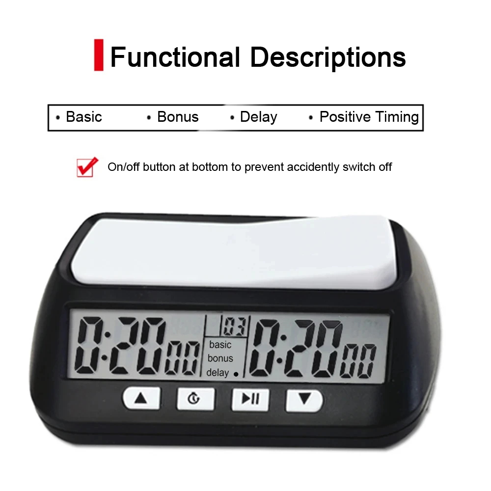 Chess Clock 3-in-1 Digital Timer Game Timer chess timer