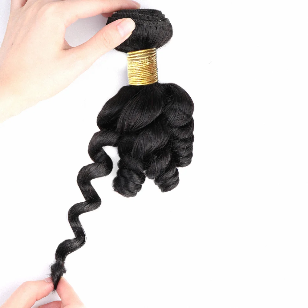 Bliss Brazilian Hair Weave Loose Wave Bundles Movado Curl Human Hair Retro Ladies Human Bundles Remy Extensions