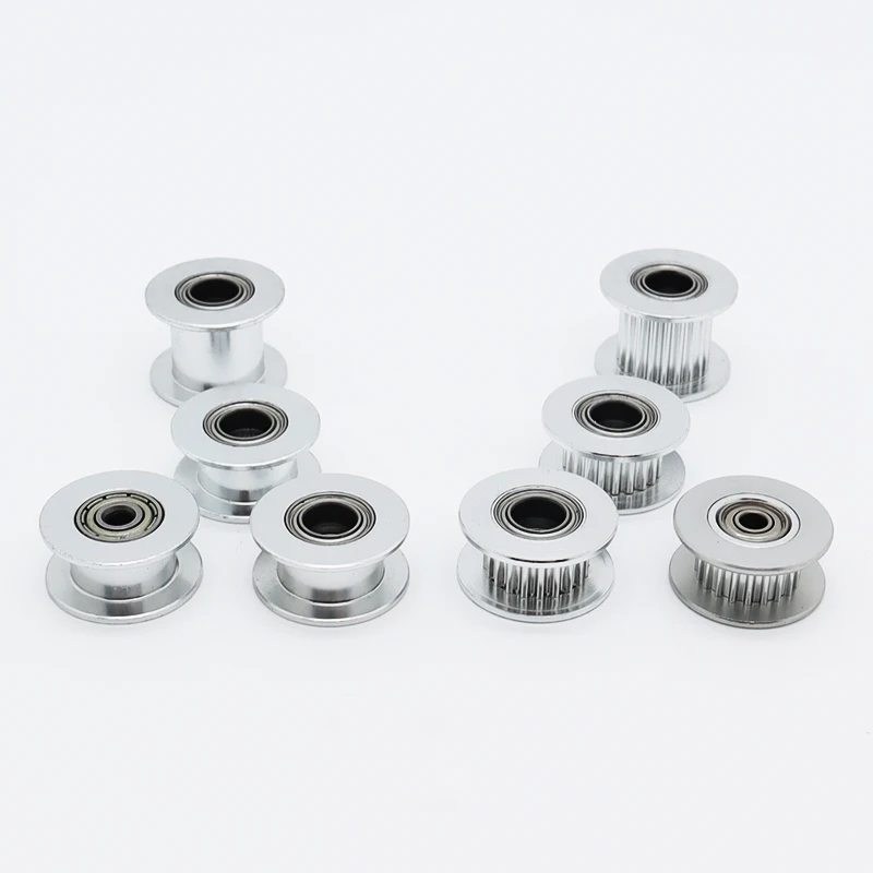 Timing Pulley 20Teeth 2GT Idler Bore 3/4/5/6/8mm With Bearing Belt Width 6/9/10/15mm GT2 20T 3D Printer Synchronou Idler