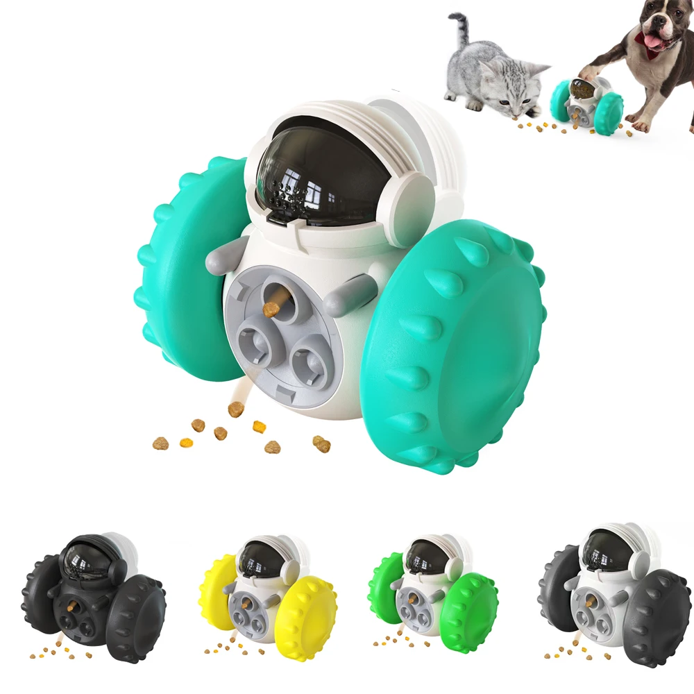 FunnyTumblerLargeDogToysForSmallBigDogsSlowFeederInteractive