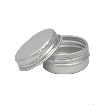 50/100ps 10g Aluminum Metal Tin Box For Candles Cream Lip Balm Nail Cosmetic Container Refillable Bottles Tea Cans Mini Metal Box 5