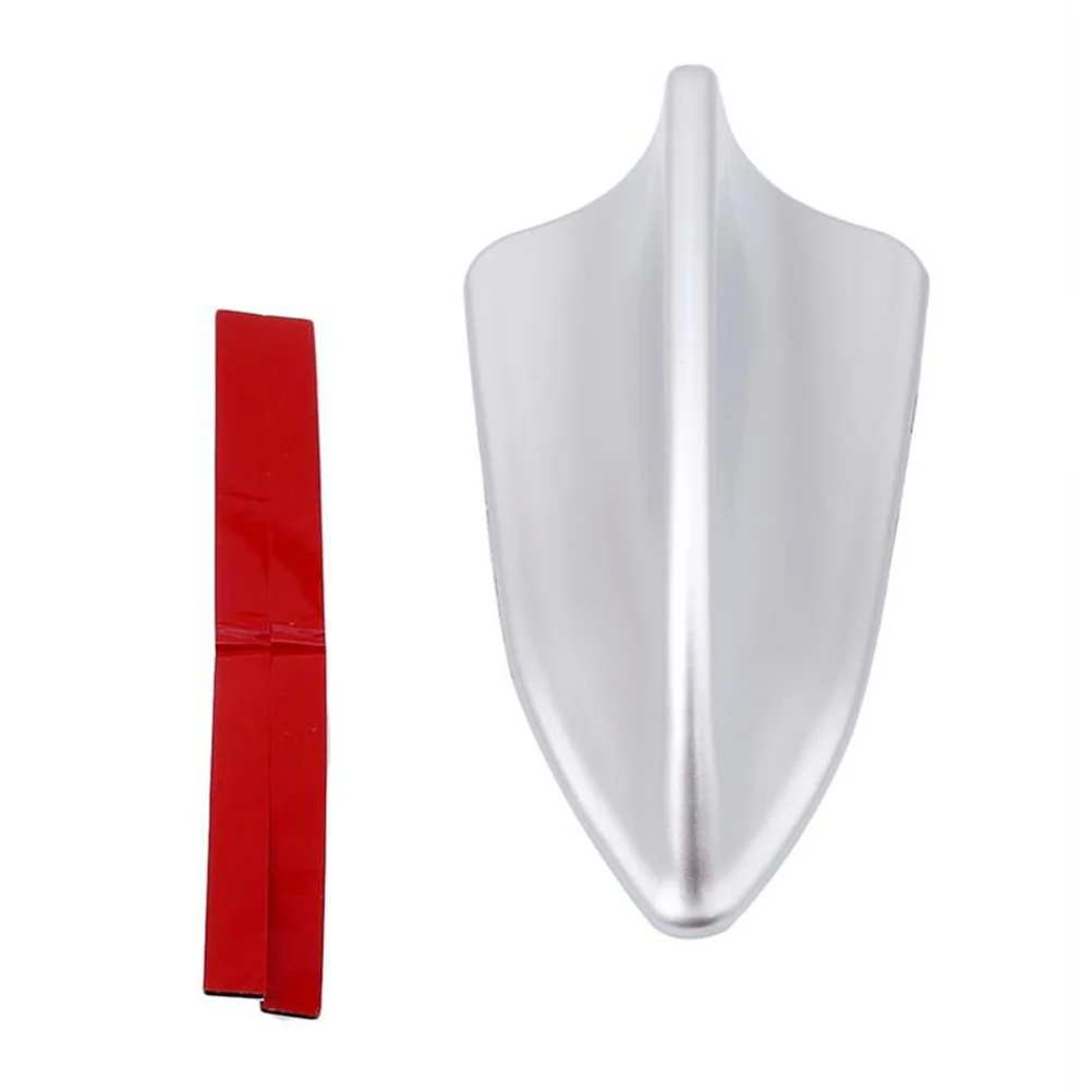 

Universal Radio Roof Car Shell Place Covers Antenna (Silver)
