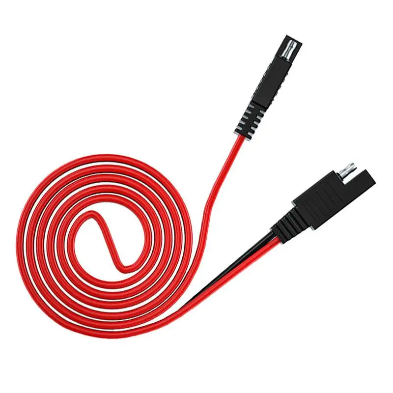 

SAE Extension Cable 1M Anti Tear Thick Copper Connect Cable Flexible PVC Plug SAE Cord Fast Transmission For Car Batteries