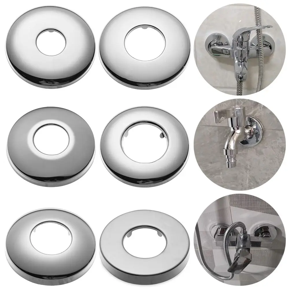 

New Flange Cover Chrome Faucet Accessories Pipe Wall Covers Faucet Decor Faucet Decorative Cover