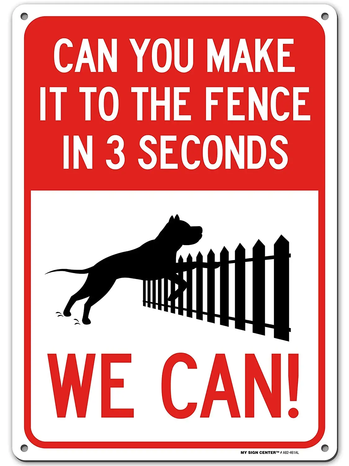 Pubblimania AMSTAFF Panneau Signalétique Pour Chien En Aluminium Rigide