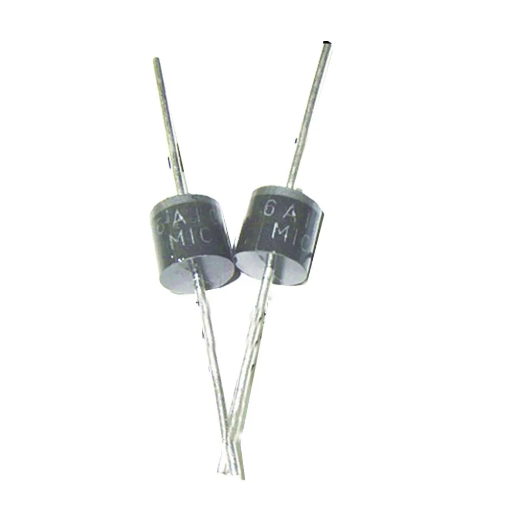 

20 PCS 6A10 R-6 6A 1000 Volts Silicon Rectifiers 1KV NEW