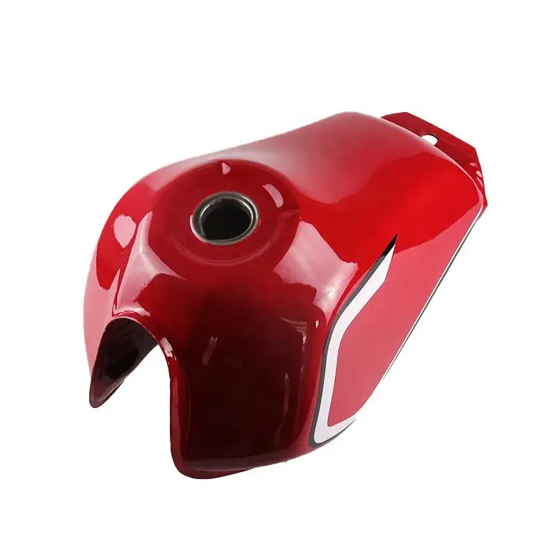 Motorcycle Petro Oil Fuel Tank Assy for Honda JIALING Dirtbike JH125L XL125 Replaced Parts Red Black Metal Box With Side Panels