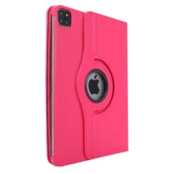Versatile 360° Rotation Tablet Stand and Cover for MINI 6th 7th (Rose red)