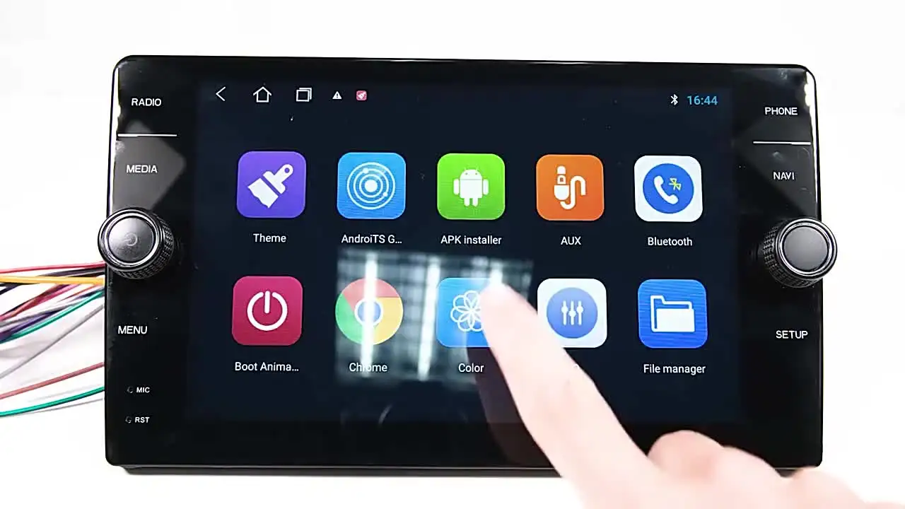 Автомобильный портативный беспроводной Carplay Android Auto радио стерео зеркальная