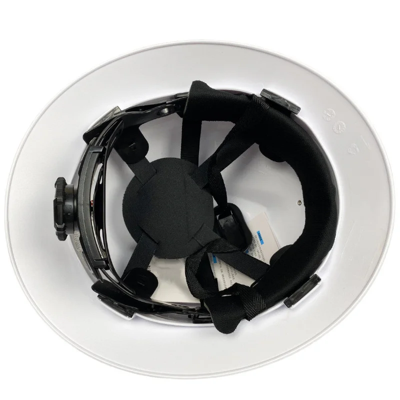 Miner Safety Helmet Full Brim Work Helmet Lightweight Railway Wide Brim Miner with Lamp Bracket